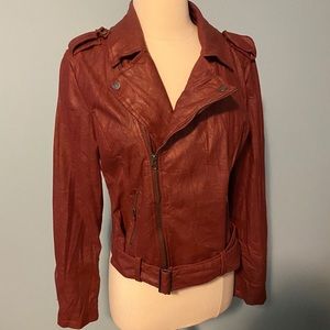Faux Leather Jacket
